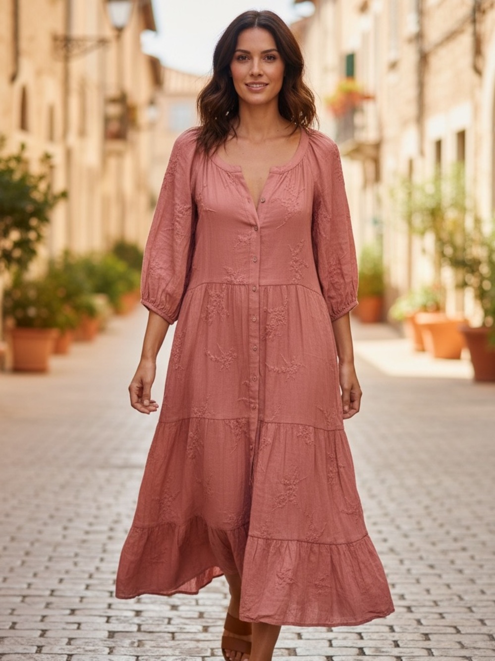 NWT Rose Everly Maxi Dress